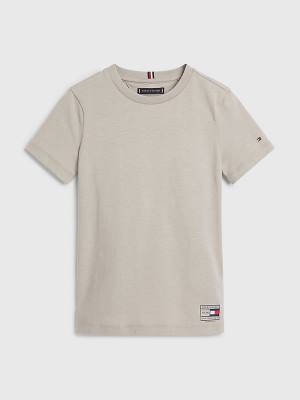 Tommy Hilfiger Natural Earth Dye Fantje Majice Siva | TH293ZSN