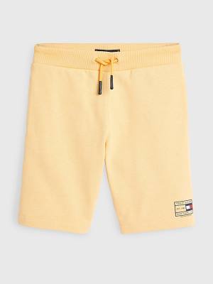 Tommy Hilfiger Natural Earth Dye Sweat Shorts Fantje Hlače Rumena | TH956YHD