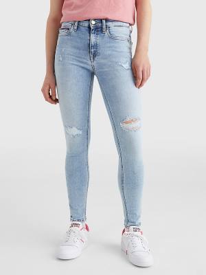 Tommy Hilfiger Nora Mid Rise Skinny Ankle Ženske Kavbojke Denim | TH805CKW