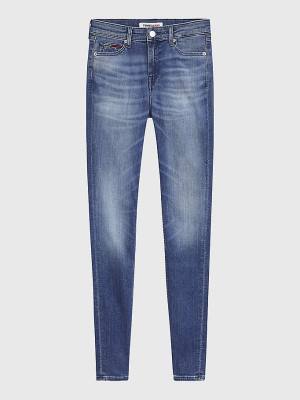 Tommy Hilfiger Nora Mid Rise Skinny Faded Ženske Kavbojke Denim | TH091RKY