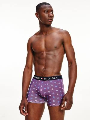 Tommy Hilfiger Original All-Over Print Trunks Moški Spodnje Perilo Bež | TH857CGE