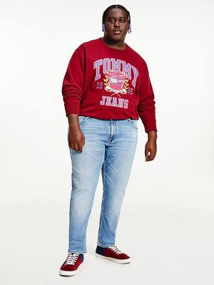 Tommy Hilfiger Plus Scanton Slim Faded Moški Kavbojke Denim | TH834VLX