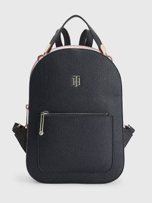 Tommy Hilfiger Signature Colour-Blocked Backpack Ženske Torbice Modra | TH089BTG