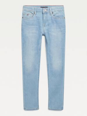 Tommy Hilfiger Simon Skinny Faded Fantje Kavbojke Denim | TH357BYS