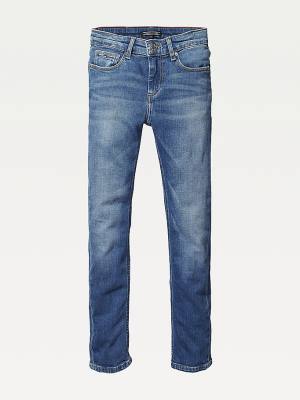 Tommy Hilfiger Slim Fit Dekleta Kavbojke Denim | TH042LNV