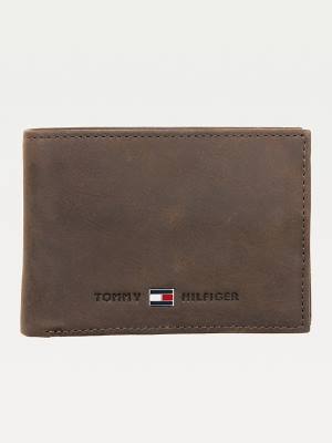 Tommy Hilfiger Small Leather Moški Denarnice Rjav | TH702SAF