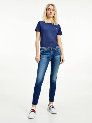 Tommy Hilfiger Sophie Low Rise Skinny Faded Ženske Kavbojke Denim | TH964ZBW