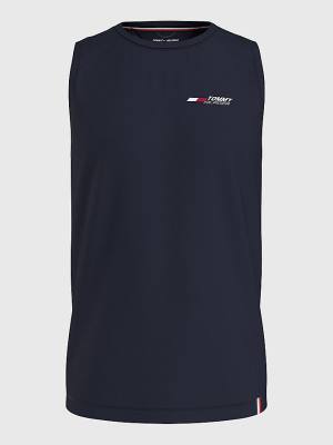 Tommy Hilfiger Sport Essential Performance Training Tank Top Moški Majice Modra | TH425FHP