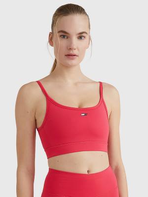 Tommy Hilfiger Sport Low Support Bra Ženske Spodnje Perilo Roza | TH901RLH