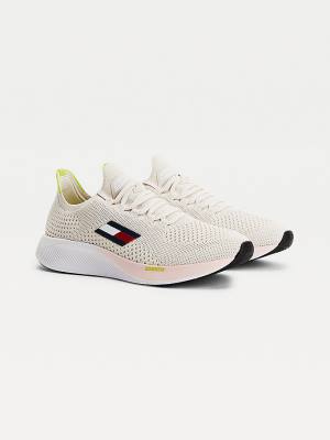 Tommy Hilfiger Sport Performance Knitted Elite Ženske Superge Bež | TH701XSV