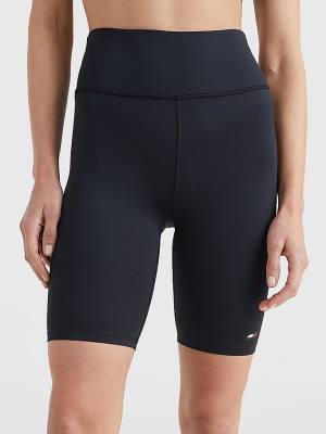 Tommy Hilfiger Sport Performance Skinny Fit Ženske Kratke Hlače Črna | TH352QJS