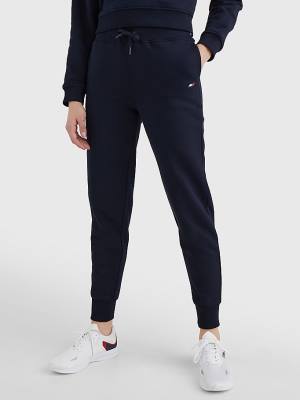 Tommy Hilfiger Sport Relaxed Fit Drawstring Joggers Ženske Hlače Modra | TH521HRZ