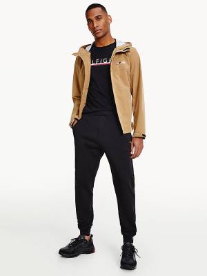 Tommy Hilfiger Sport Terry Joggers Moški Hlače Črna | TH321CXB