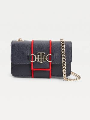 Tommy Hilfiger TH Club Small Crossover Ženske Torbice Modra | TH841WUX