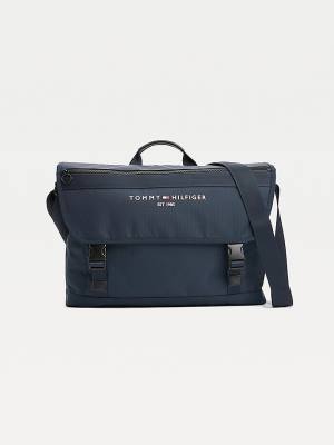 Tommy Hilfiger TH Established Messenger Moški Torbice Modra | TH916ZOY