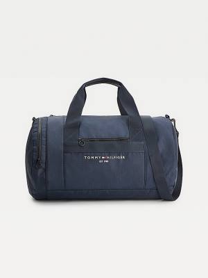 Tommy Hilfiger TH Established Recycled Polyester Duffle Moški Torbice Modra | TH803XLQ