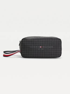 Tommy Hilfiger TH Established Water Repellent Washbag Moški Torbice Črna | TH459VAI