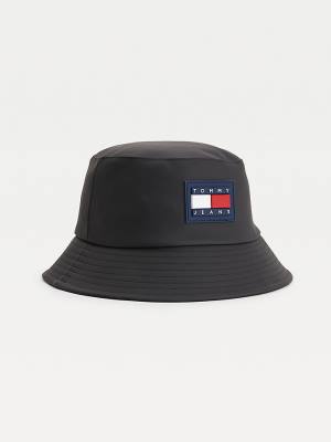 Tommy Hilfiger Urban Bucket Moški Kapa Črna | TH326KDN