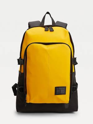 Tommy Hilfiger Urban Tommy Badge Backpack Moški Torbice Rumena | TH725DGM